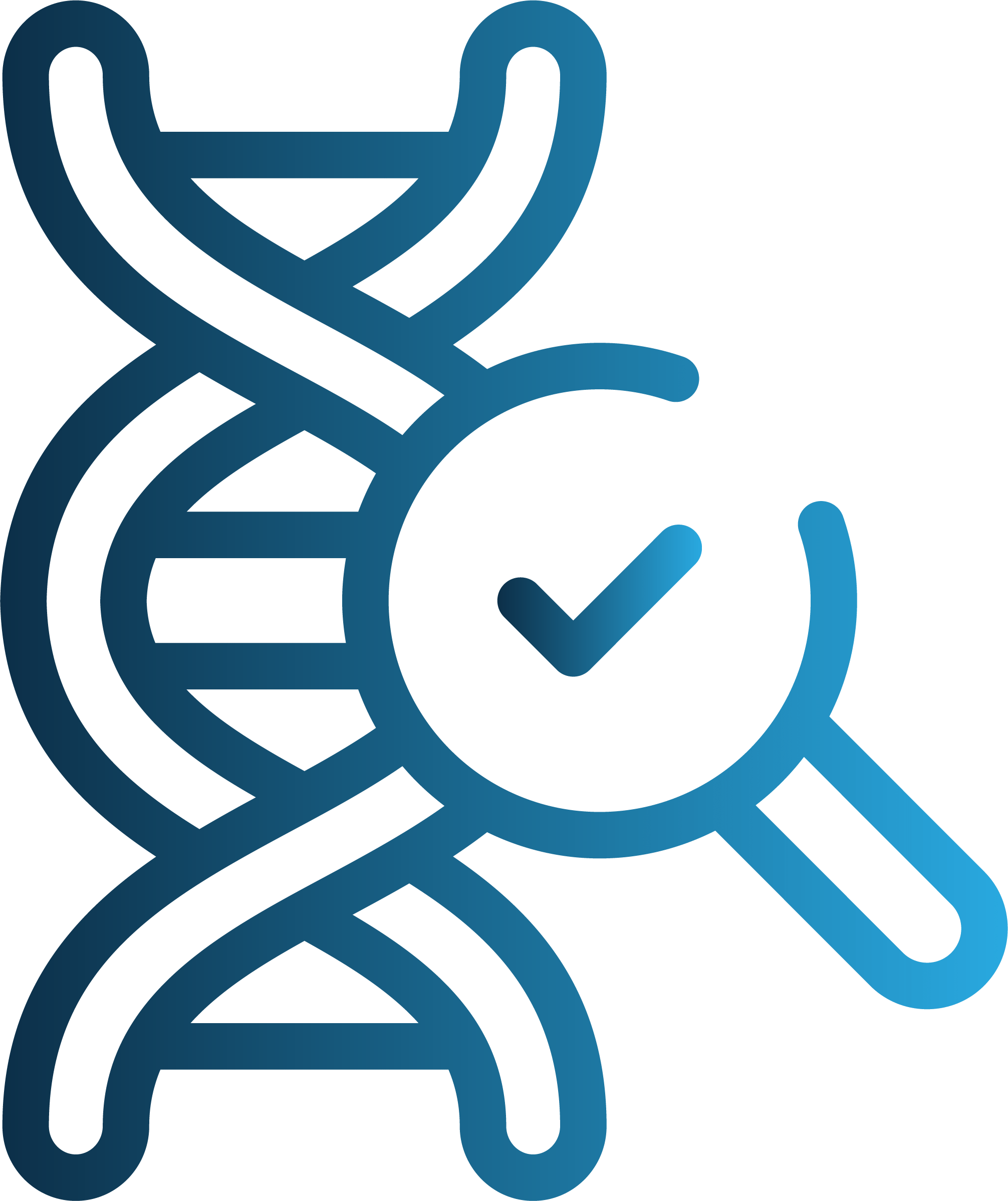 DNA paternity testing icon